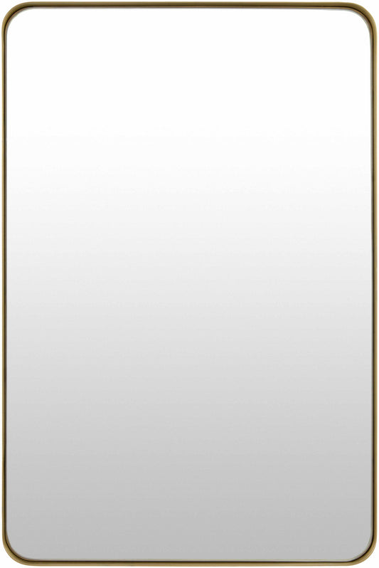 Tubii Gold Mirror with Iron Base
