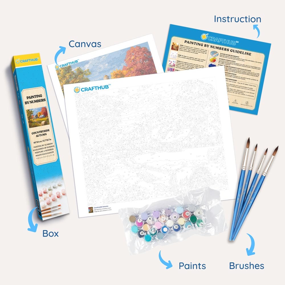 Coastal Charm - Paint By Numbers Kit