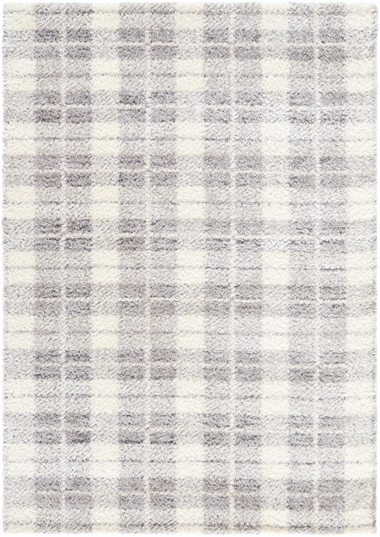 Anfisa Tan Luxe Shag Area Rug