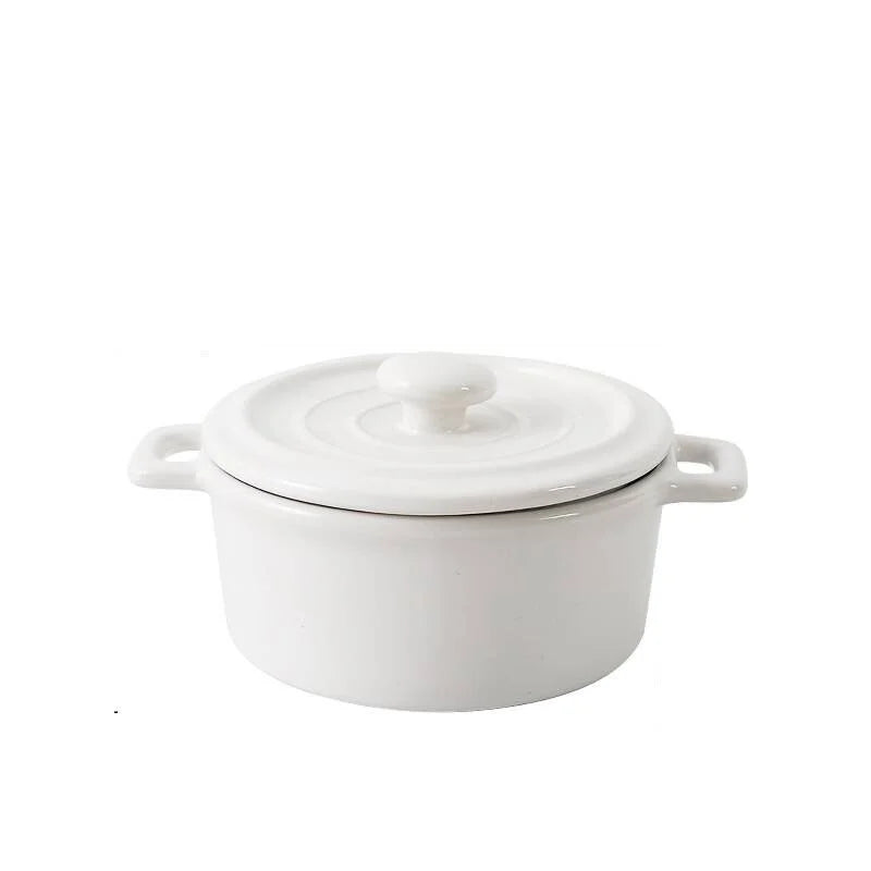 DecorBites™ Ceramic Mini Soup and Dessert Bowl with Cover