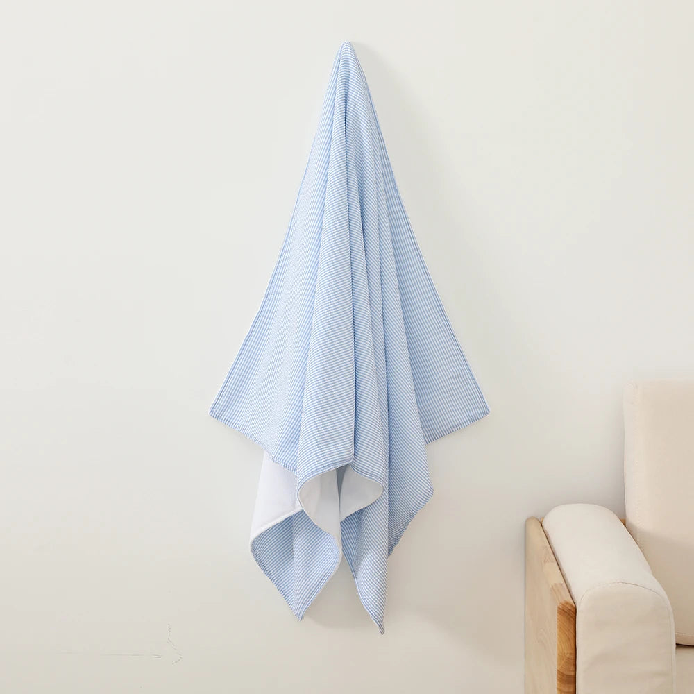 Seersucker Beach Towel For Kids