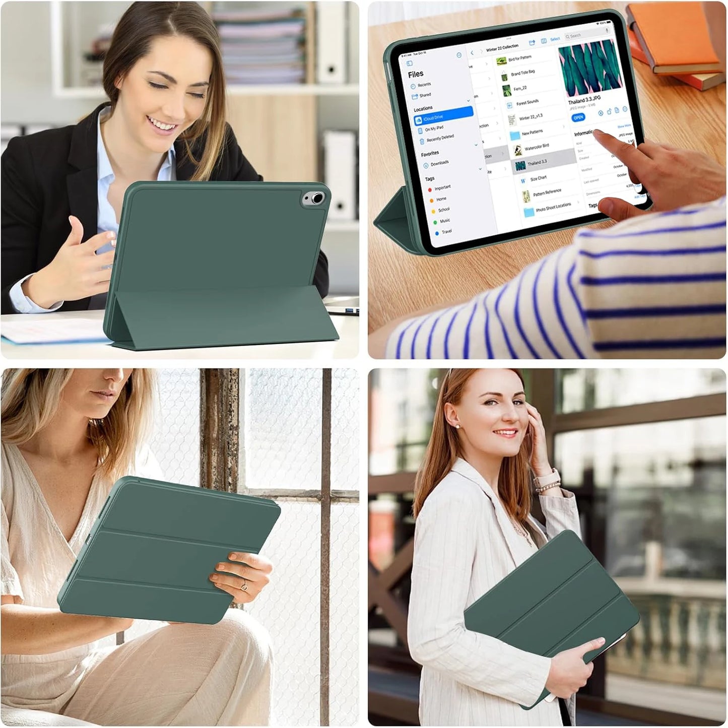 Tri-fold Flip Case For iPad