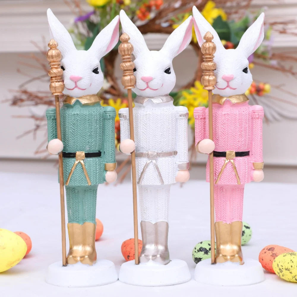 Easter Bunny Soldier Ornament