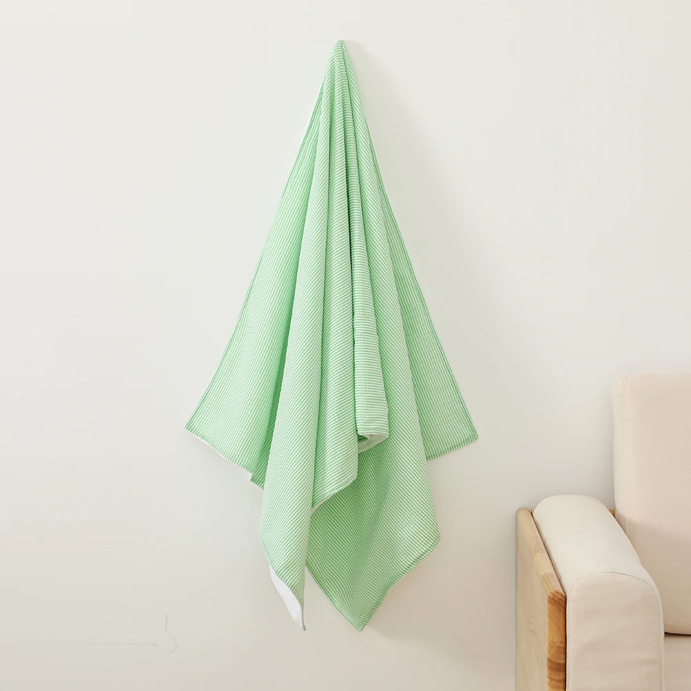 Seersucker Beach Towel For Kids