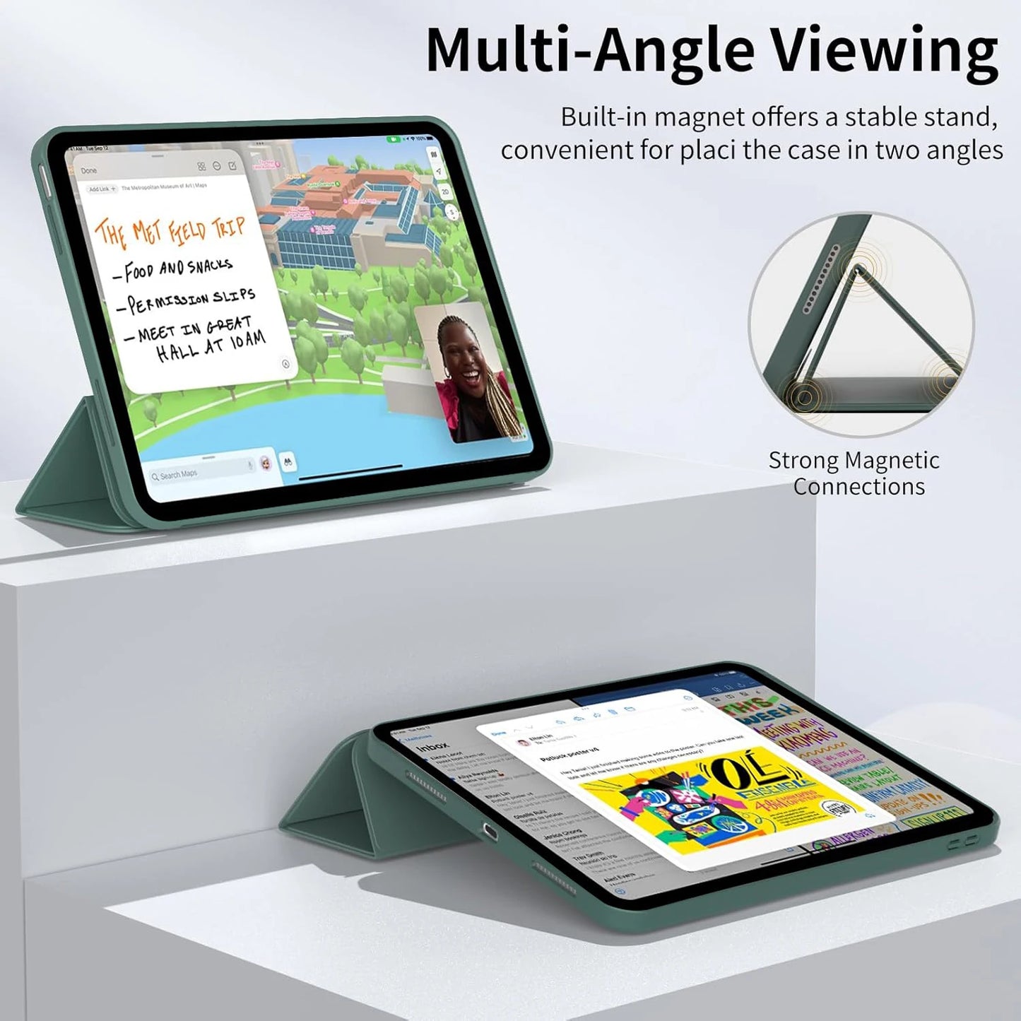 Tri-fold Flip Case For iPad