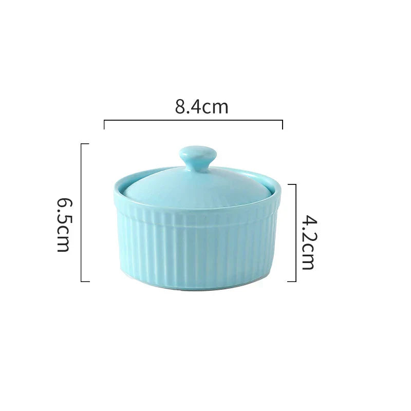 DecorBites™ Ceramic Dessert Bowl with Cover