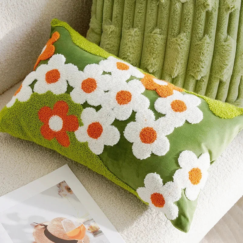 Flower Throw Pillow Covers
