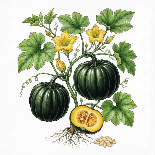 SQUASH (Buttercup) Seeds, Burgess