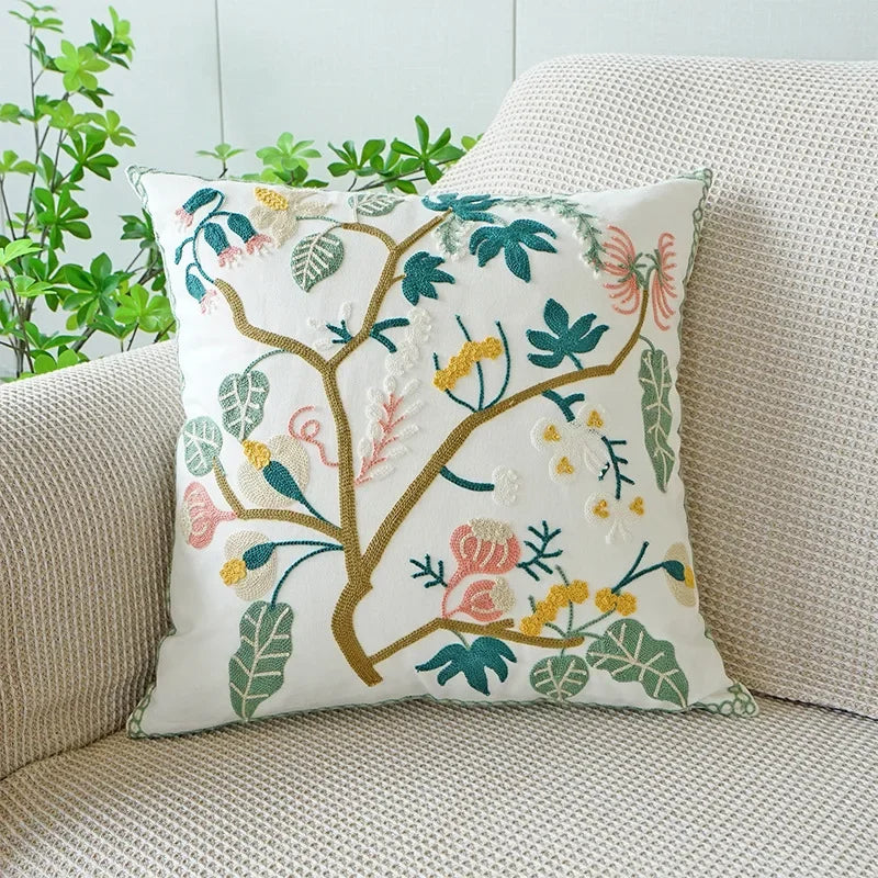 Flower Throw Pillow Covers