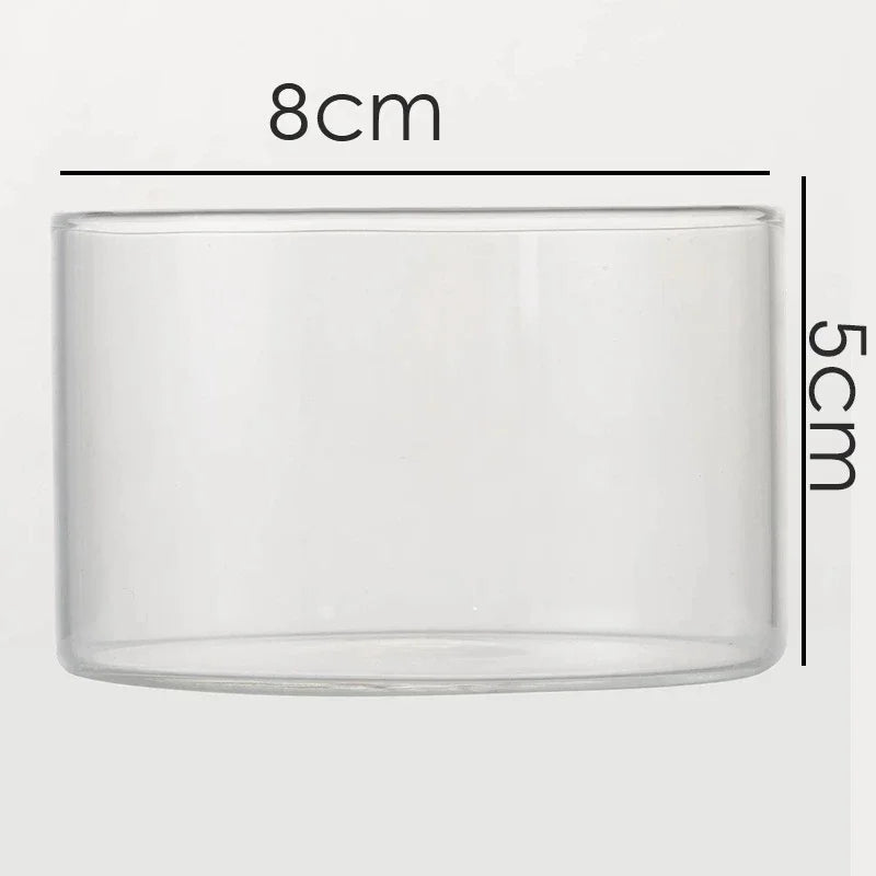 DecorBites™ Glass Afternoon Tea Dessert Bowl for One Person