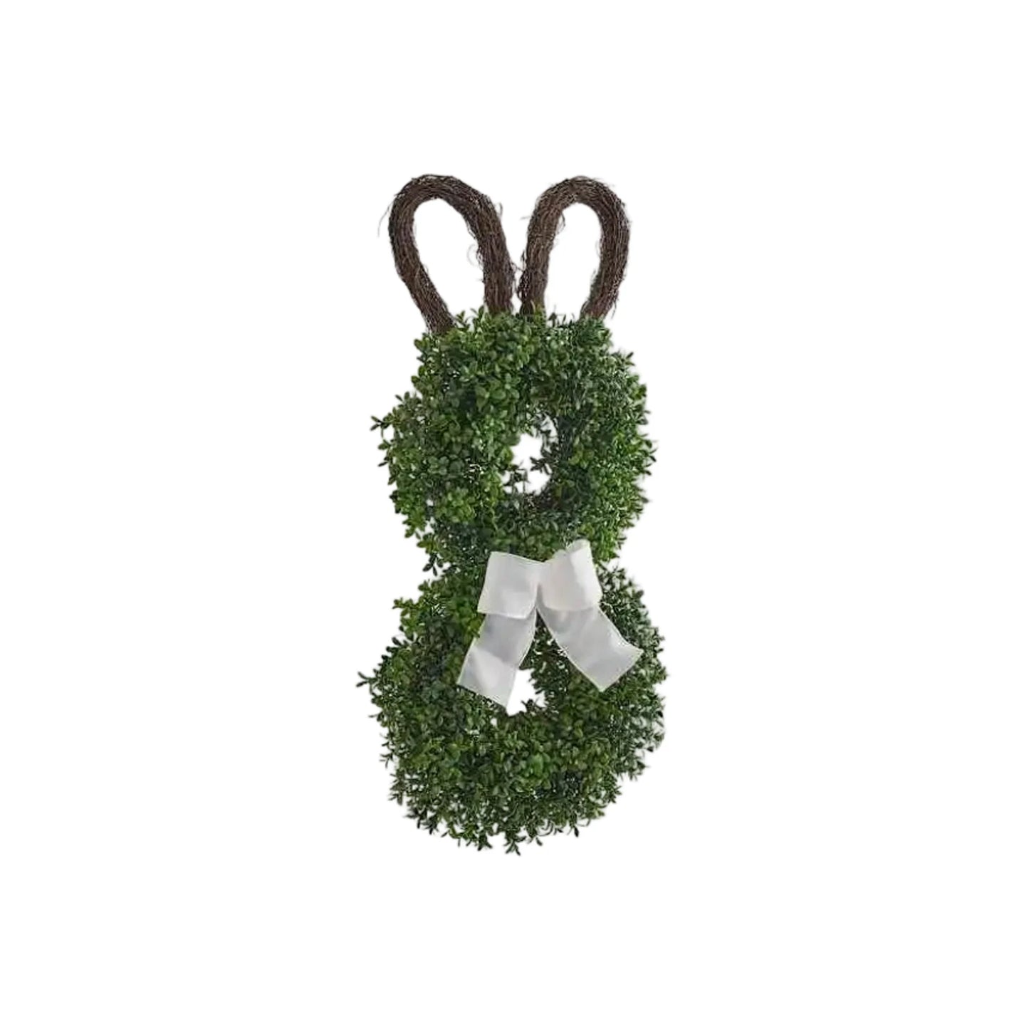 Easter Eucalyptus Bunny Floral Vine Wreath