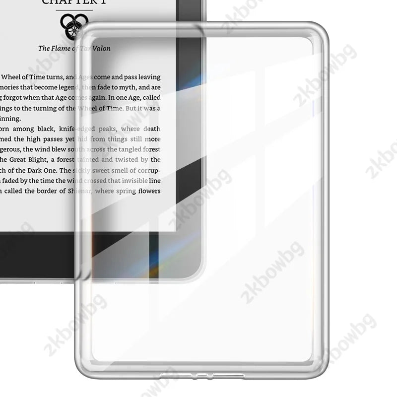 Clear Acrylic Back Case for Kindle