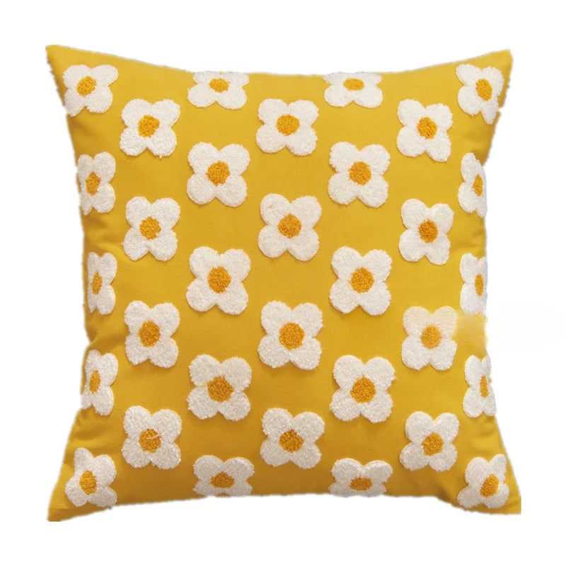 Flower Throw Pillow Covers