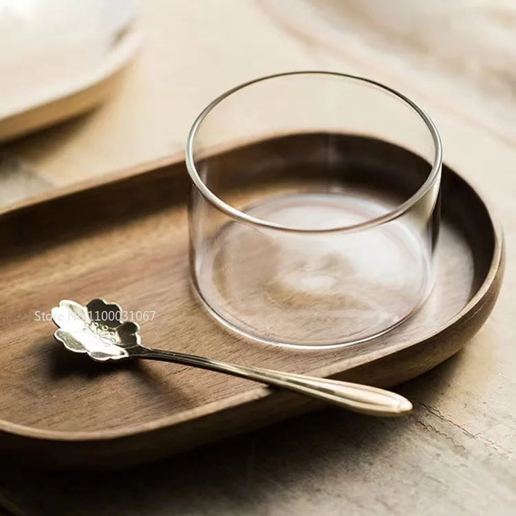 DecorBites™ Glass Afternoon Tea Dessert Bowl for One Person