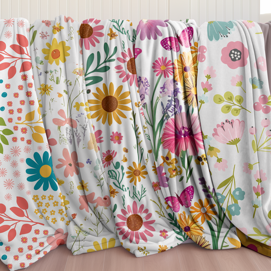 Soft Blanket, Wildflowers