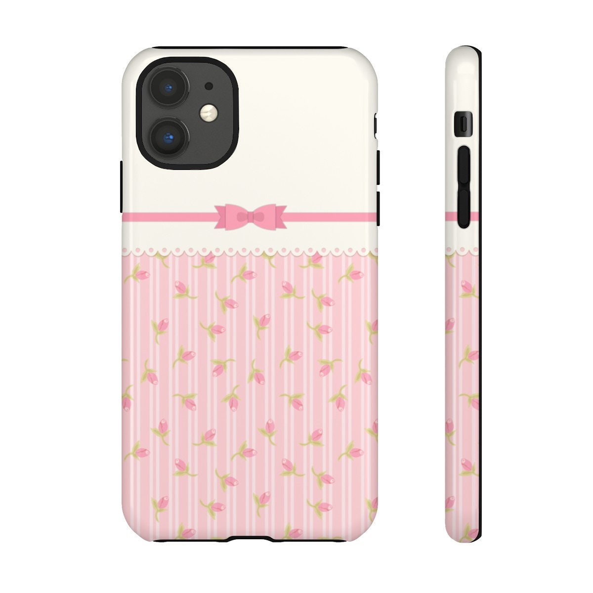 Custom Phone Case, Pink Bow