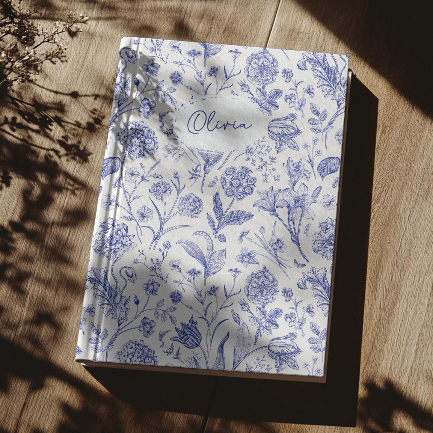 Personalized Floral Journal