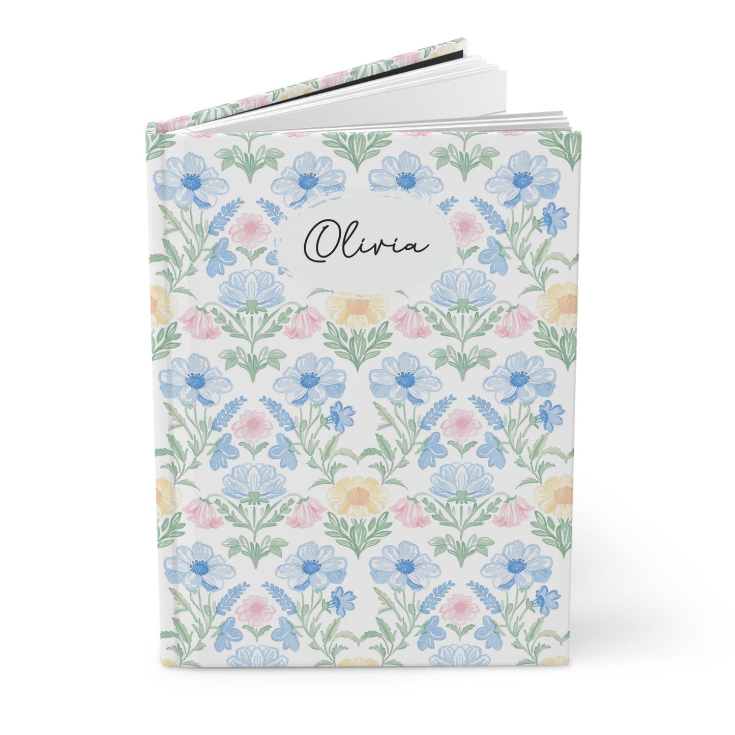 Personalized Floral Journal
