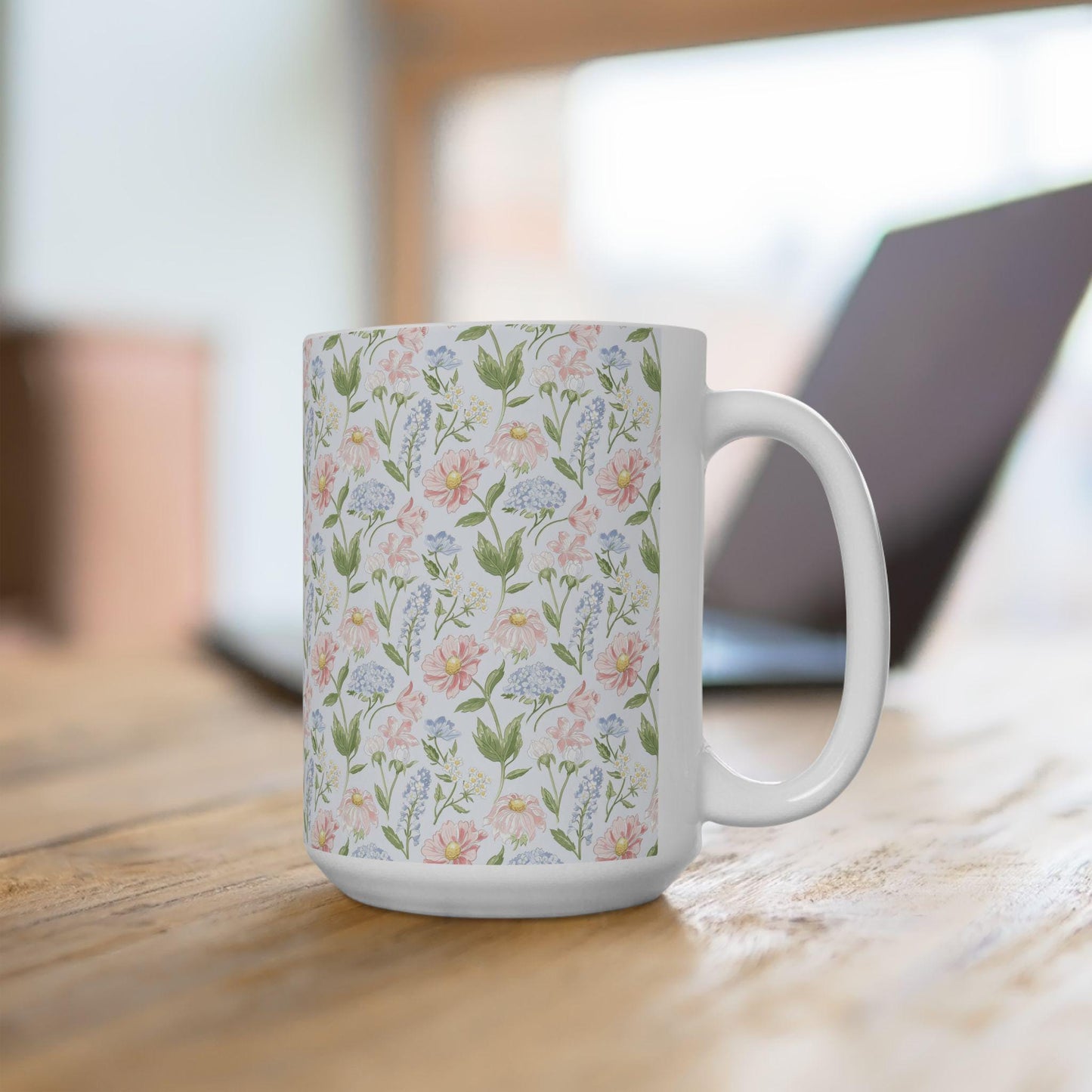 Coffee Mug, Pastel Floral