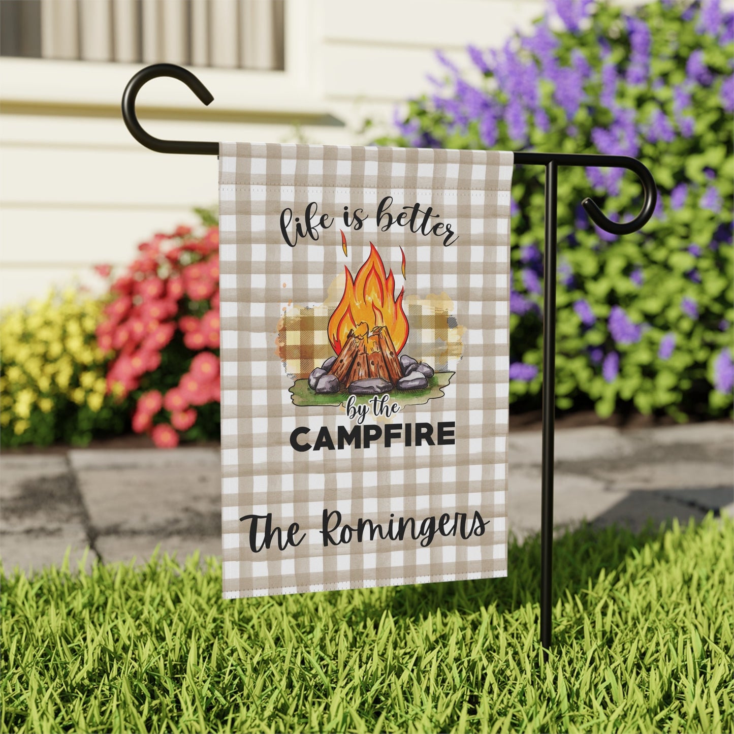 Camper Garden Flag