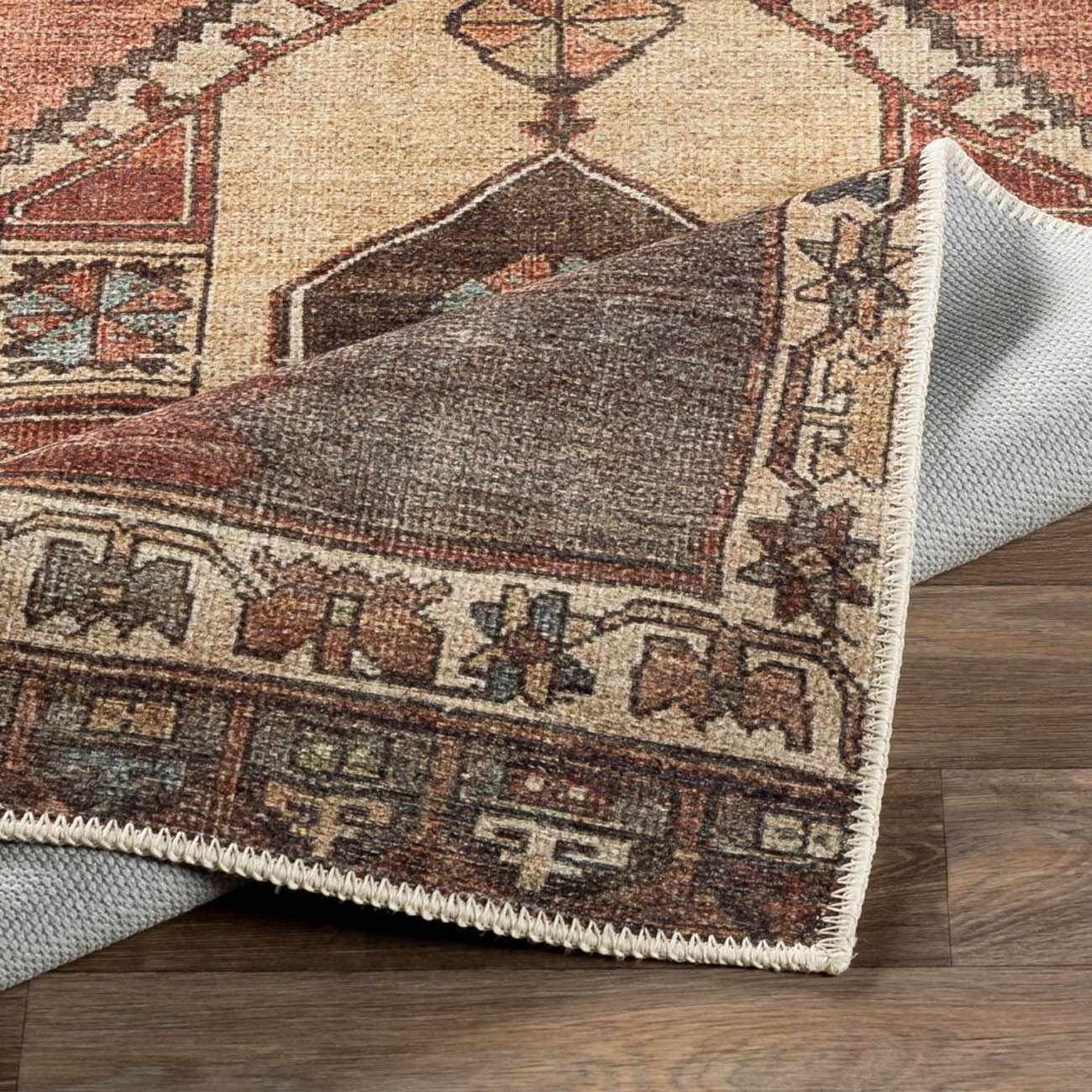 Medinah Washable Runner Rug