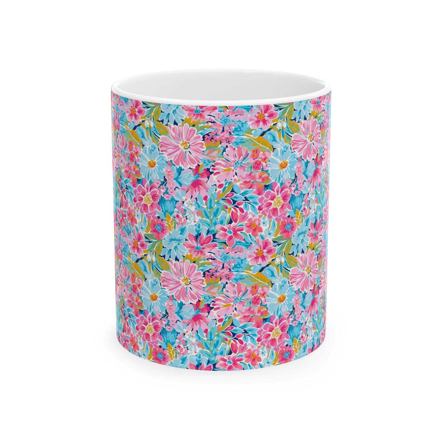 Coffee Mug, Bright Flowers