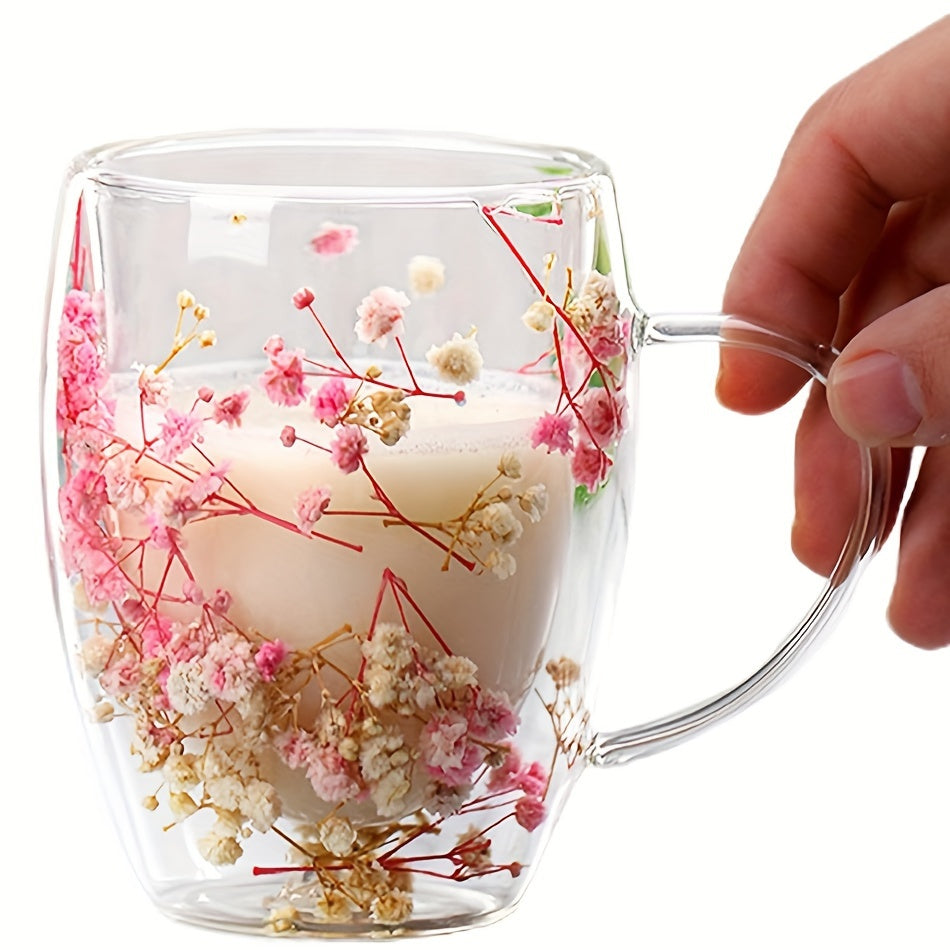 Double-Walled Insulated Borosilicate Glass Coffee Mug