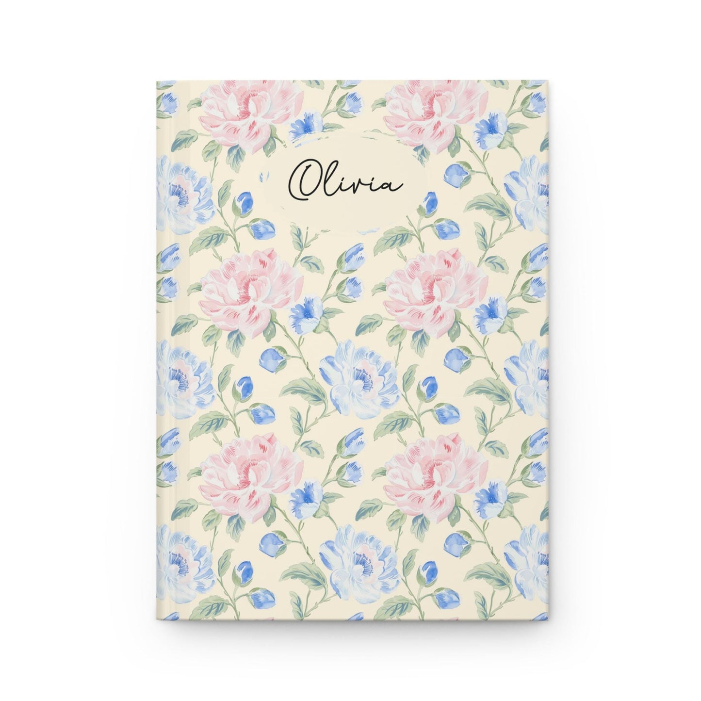 Personalized Floral Journal