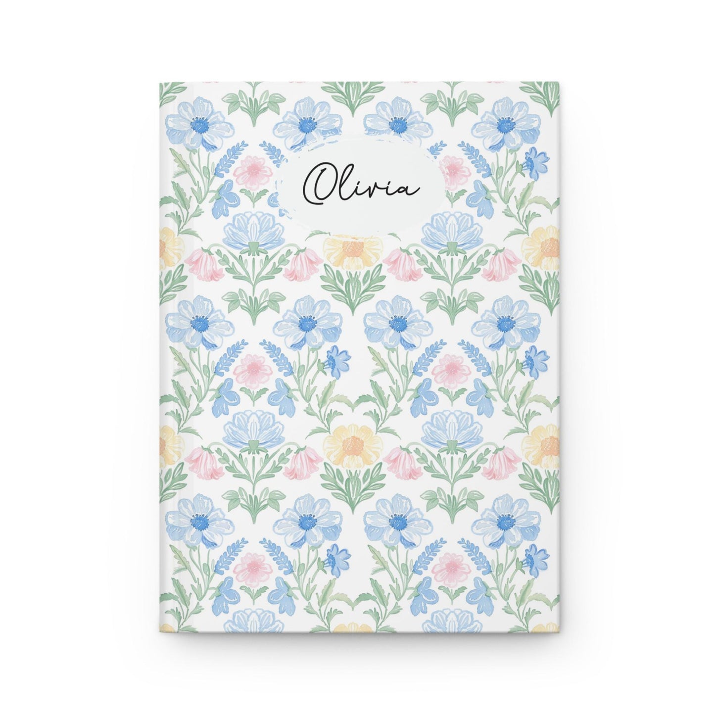 Personalized Floral Journal