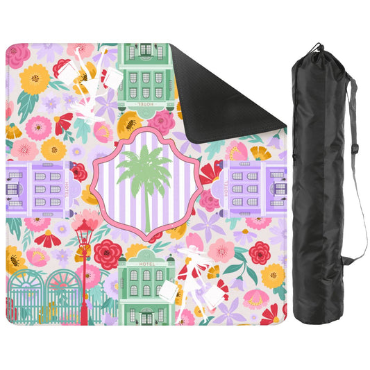 Charleston South Carolina Preppy Pastel Mini Mahjong Mat