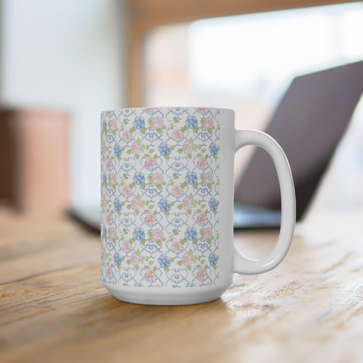 Coffee Mug, Pastel Floral