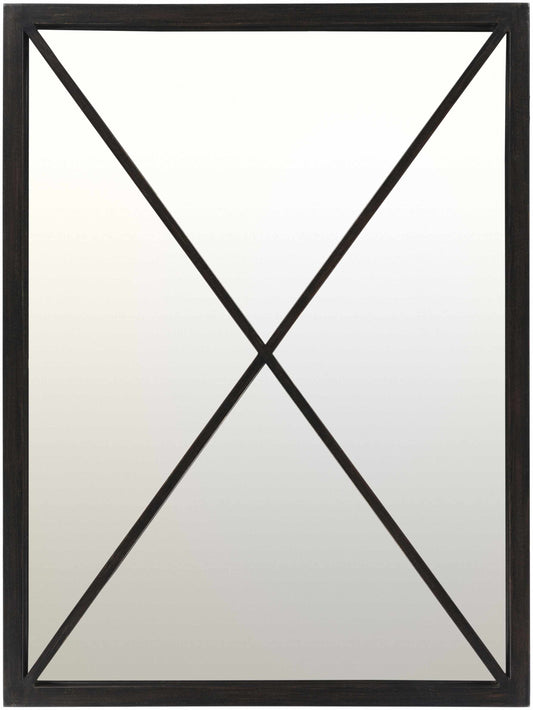 Candon Black Framed Mirror - Clearance