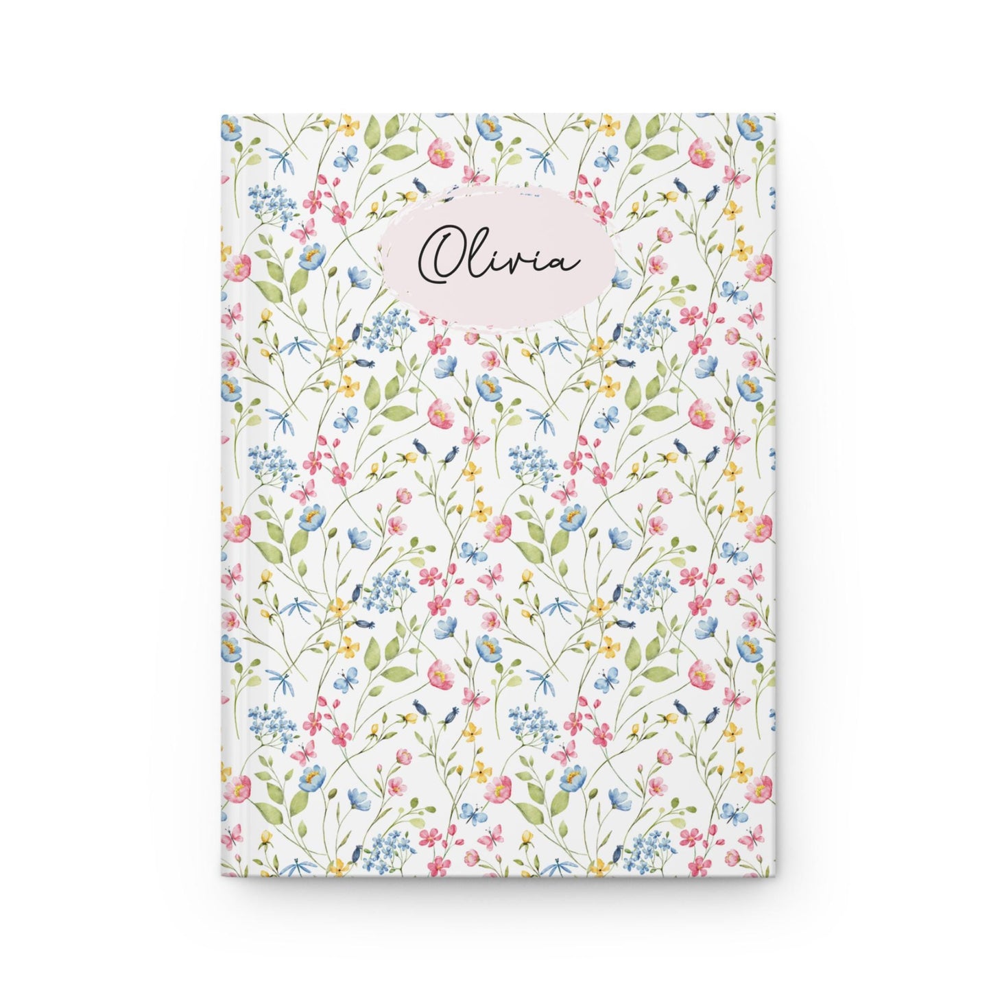 Personalized Floral Journal