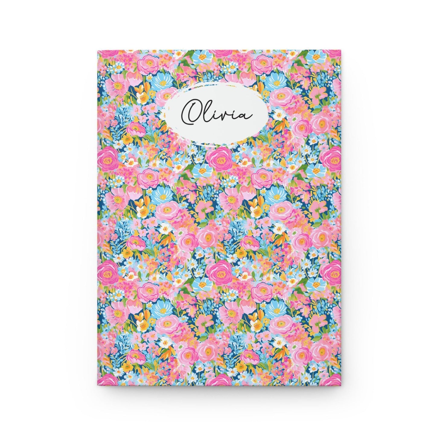 Personalized Floral Journal
