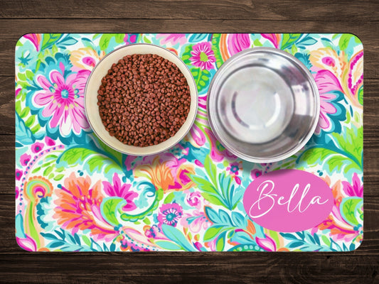 Custom Pet Mat, Dog Food Placemat