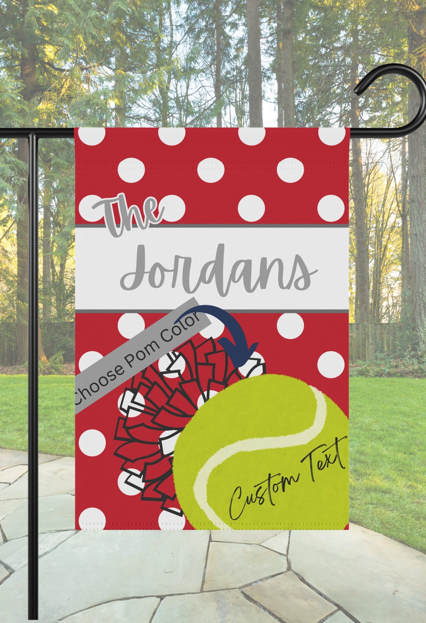 Custom Team Spirit Garden Flag