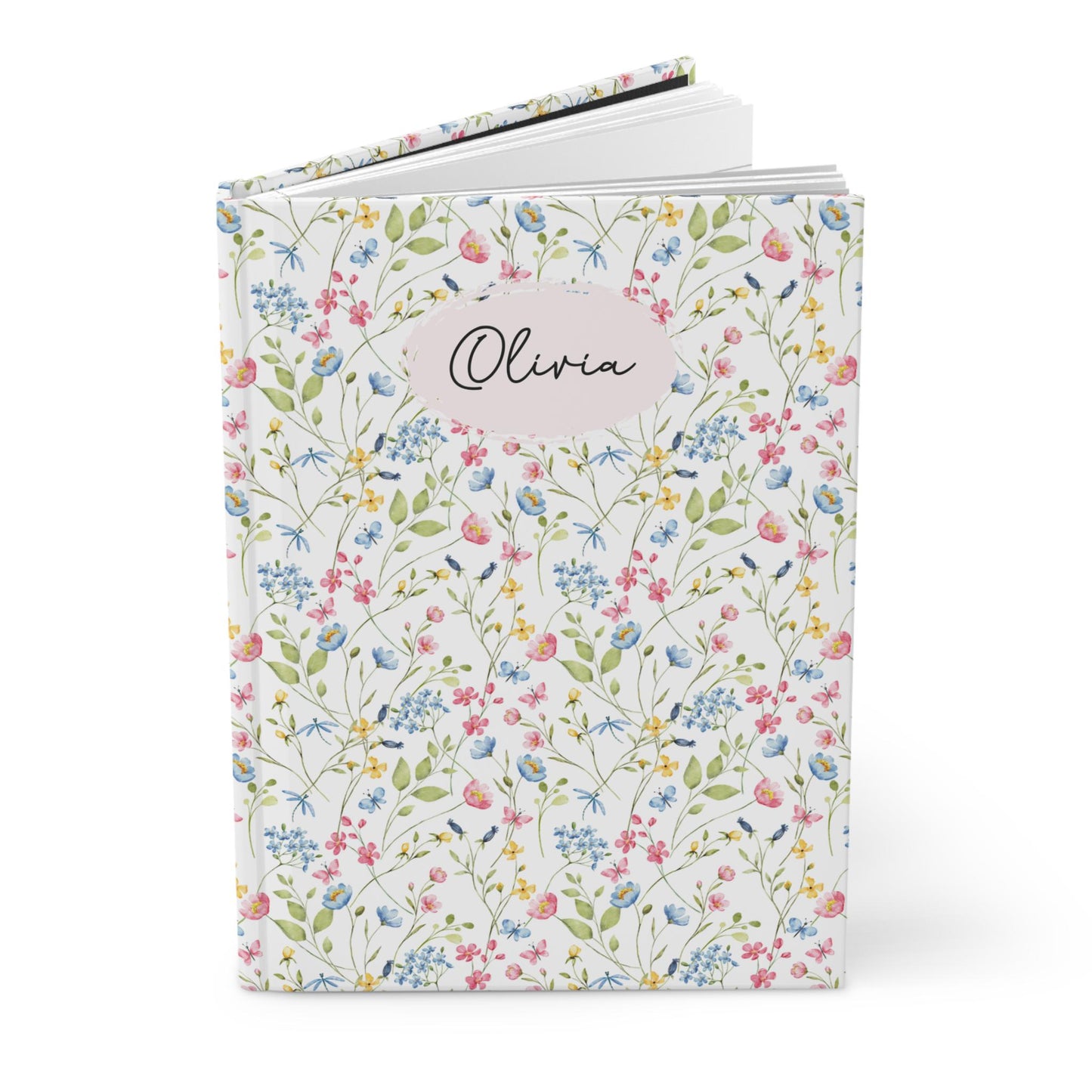 Personalized Floral Journal