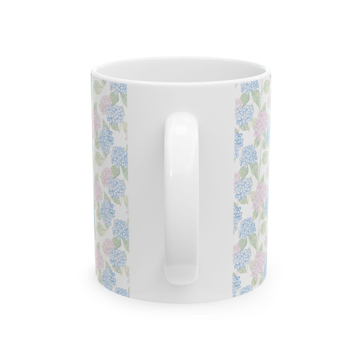 Coffee Mug, Watercolor Hydrangeas