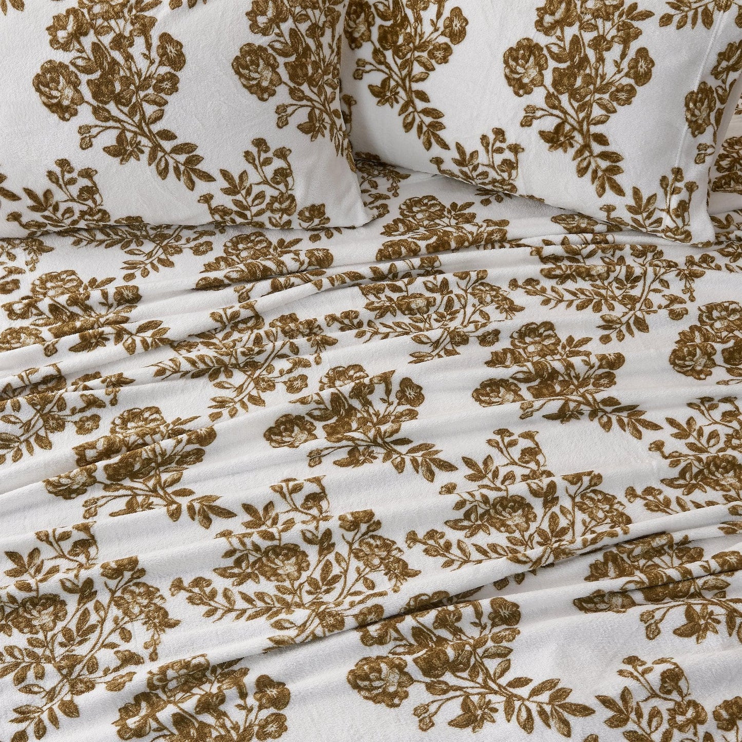 Printed Plush Sheet - Velvet Luxe Lattice Collection