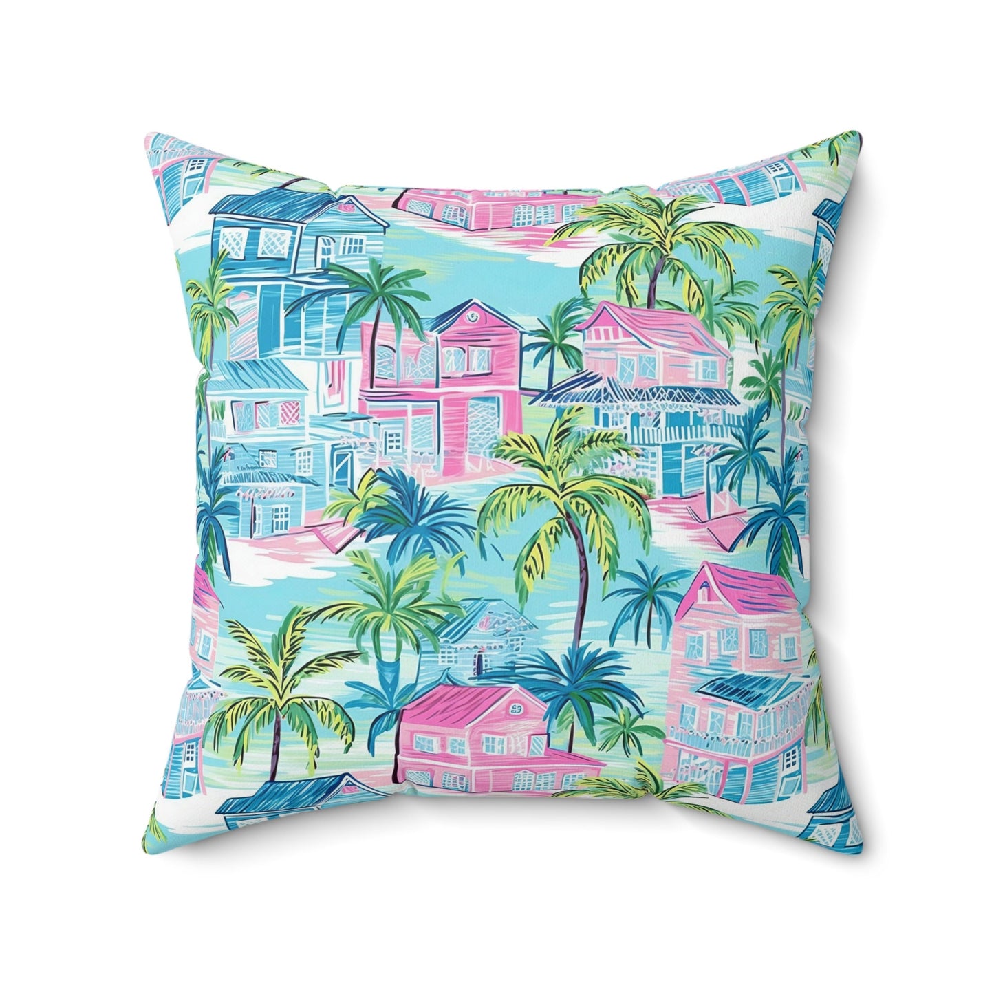 Throw Pillow, Palm Beach