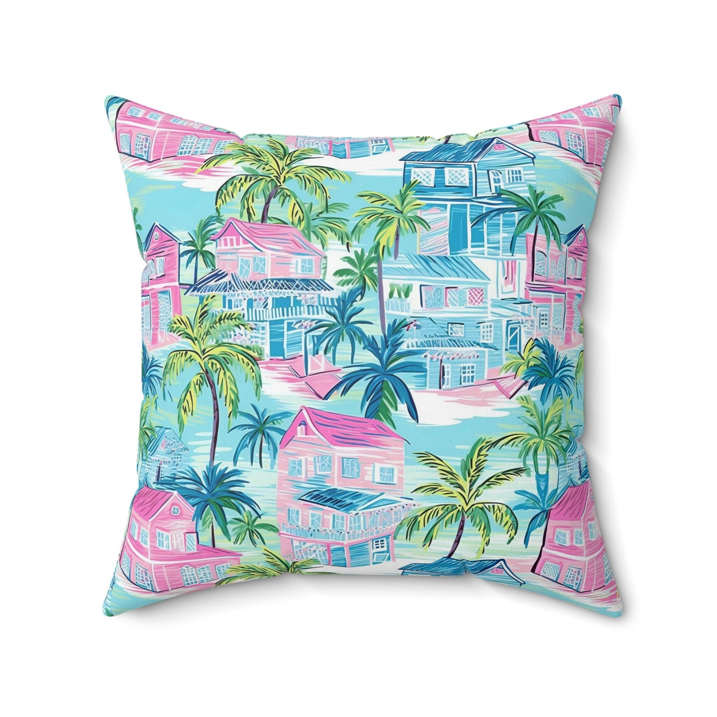 Throw Pillow, Palm Beach