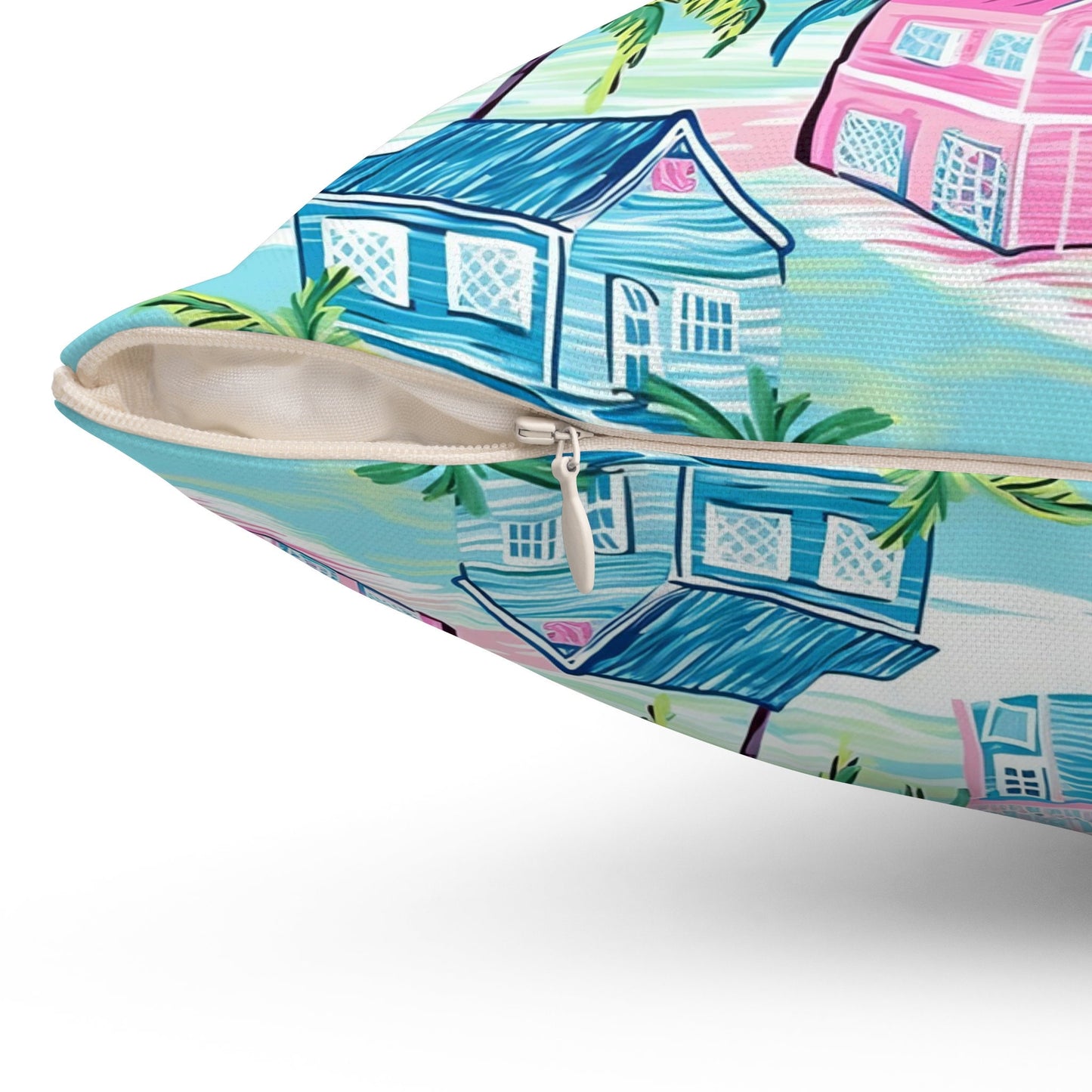 Throw Pillow, Palm Beach
