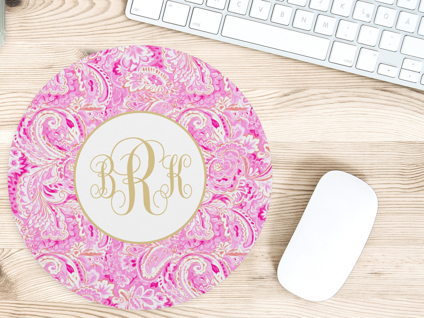 Personalized Mouse Pad, Paisley