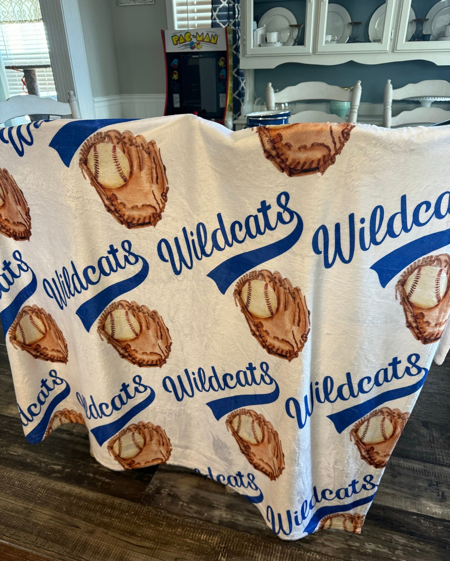 Personalized Baseball Blanket