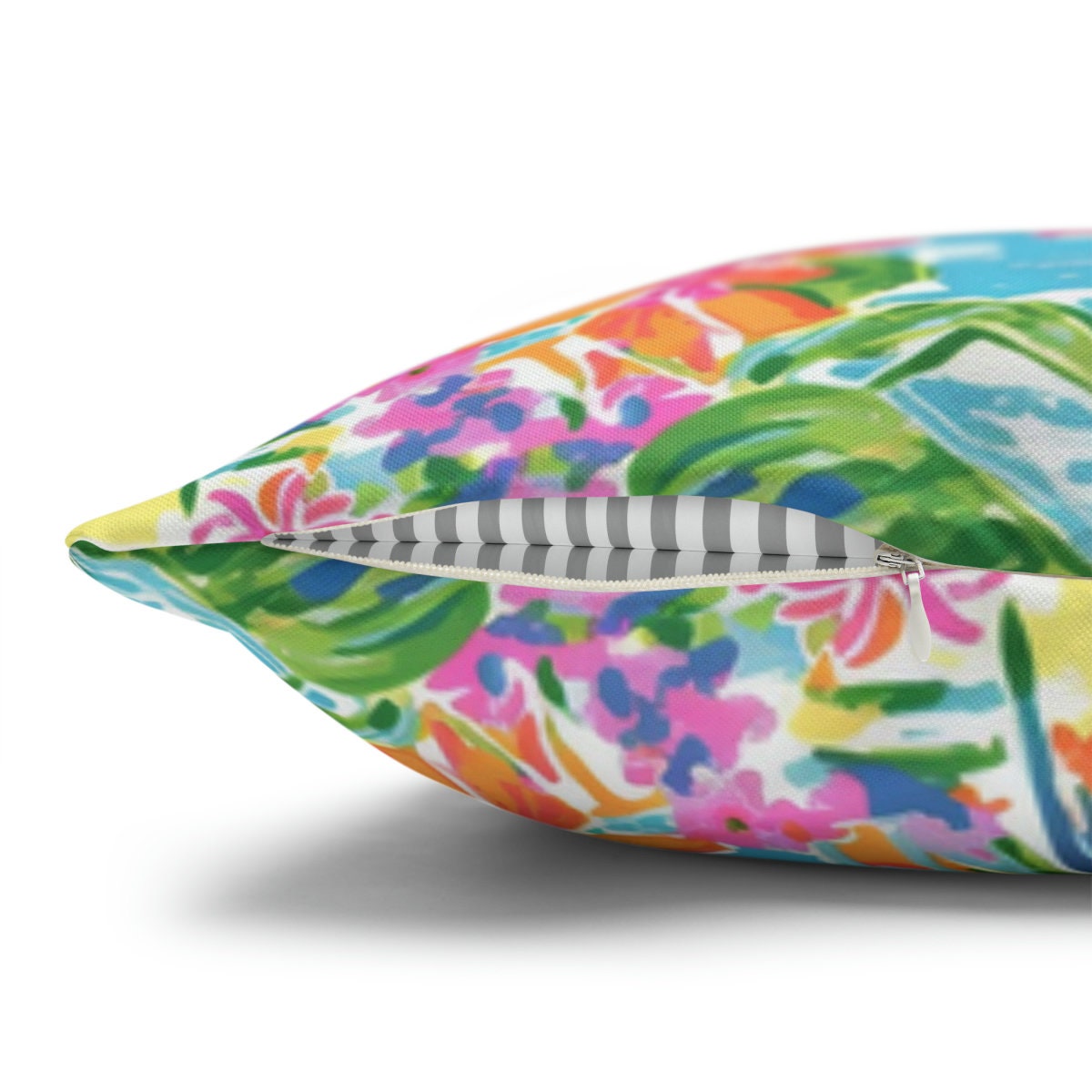 West Palm Beach Inspired Pillow, Pink Elephants