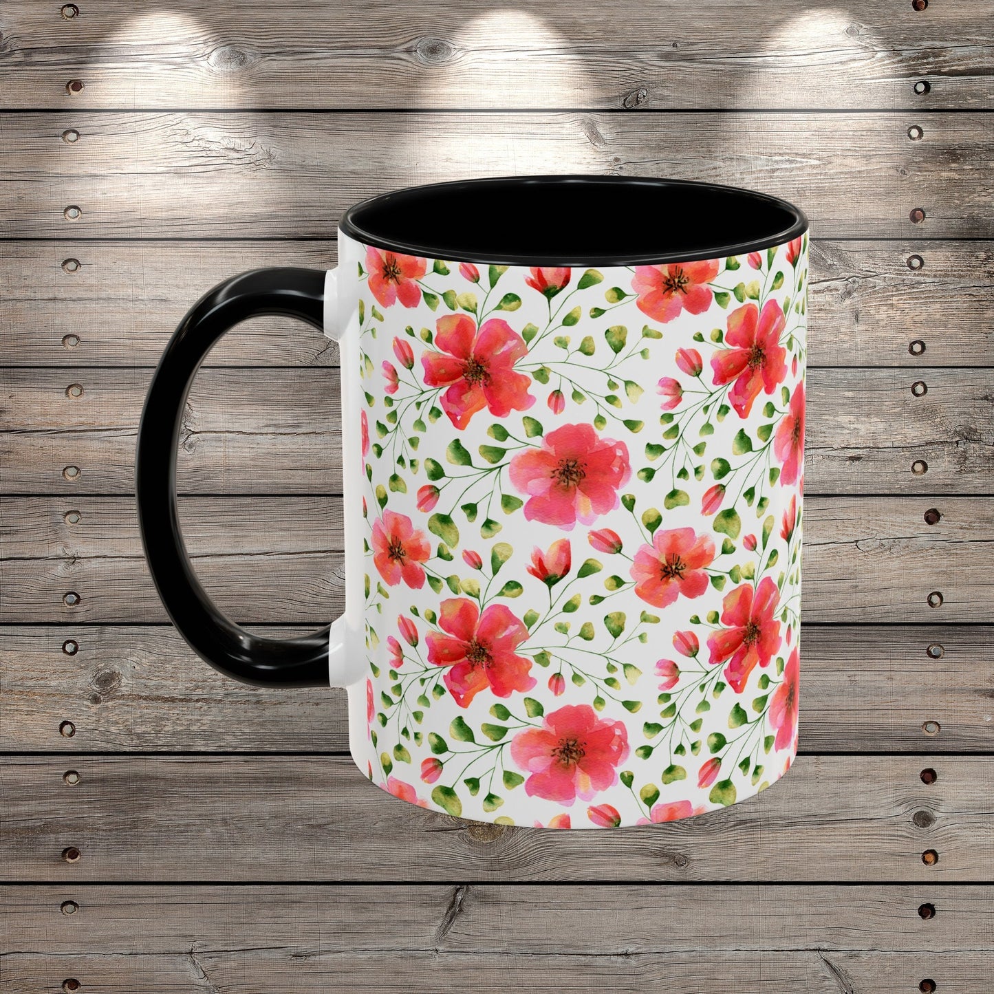 Custom Wildflowers Coffee Mug for Nature Lover Gardener Birthday Gift for Her Mug