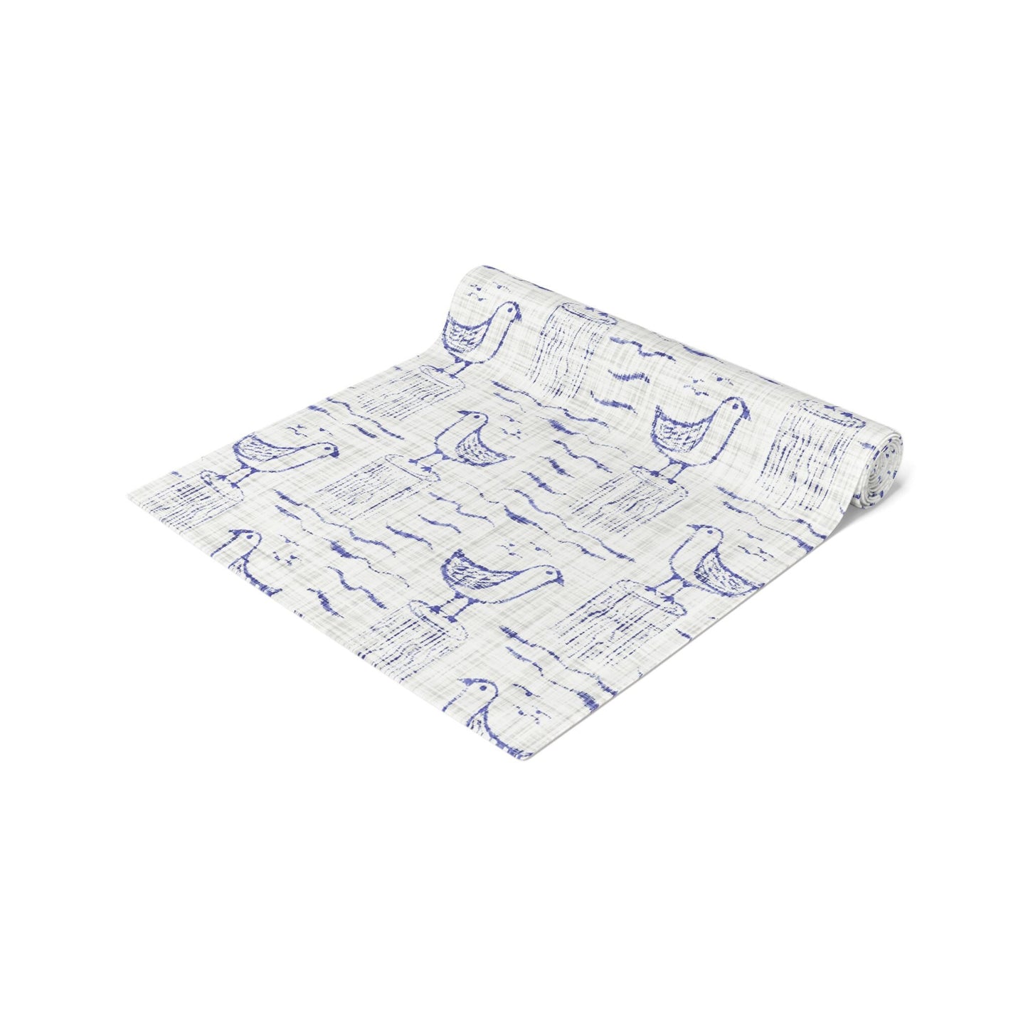 Coastal Table Runner, Seagulls Tablerunner, Coastal Decor, Placemats, Napkins, Tablecloth, Kitchen Decor, Dining Room Table