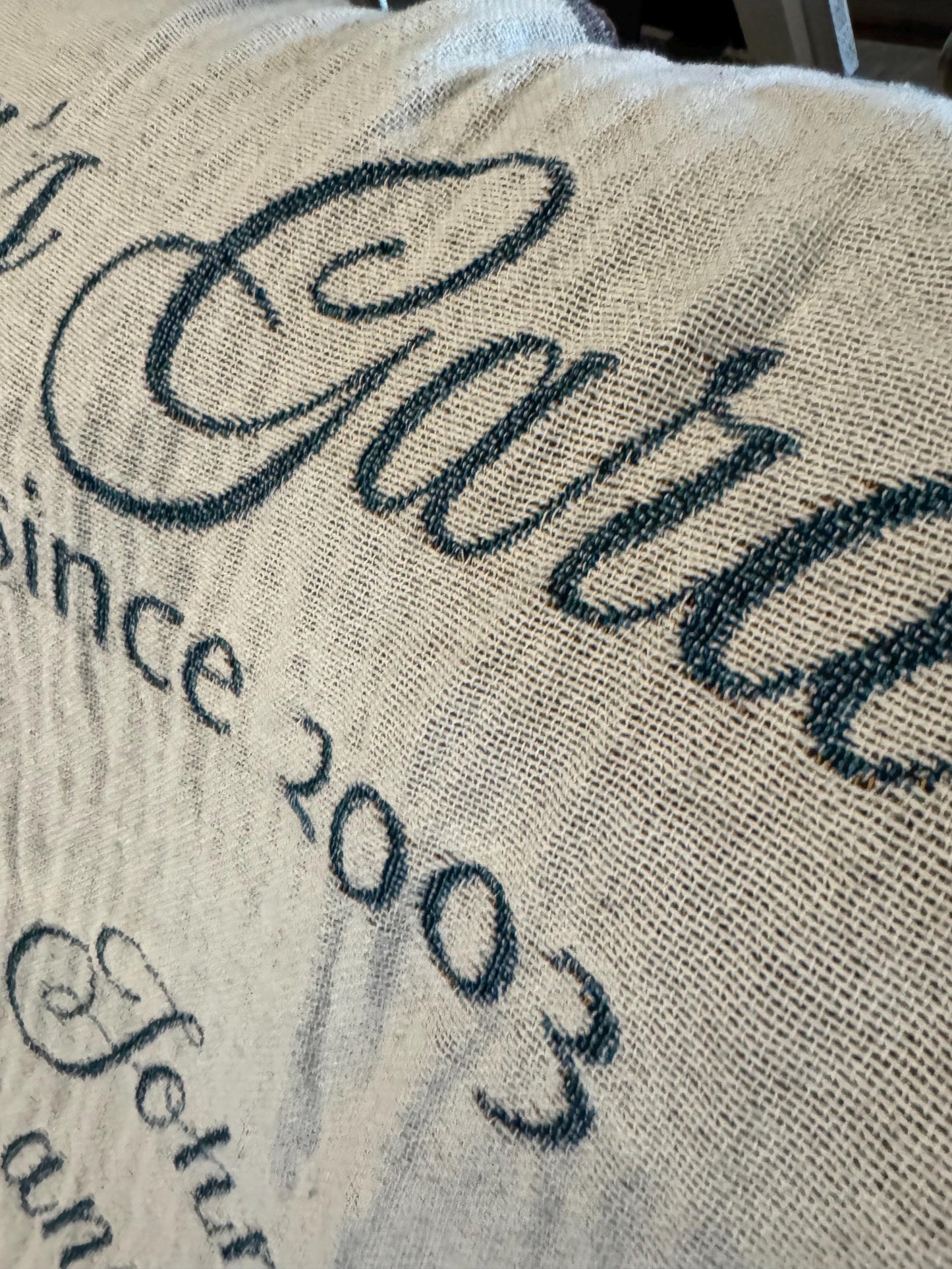 Floral Woven Blanket, Personalized Grandmothers Blanket