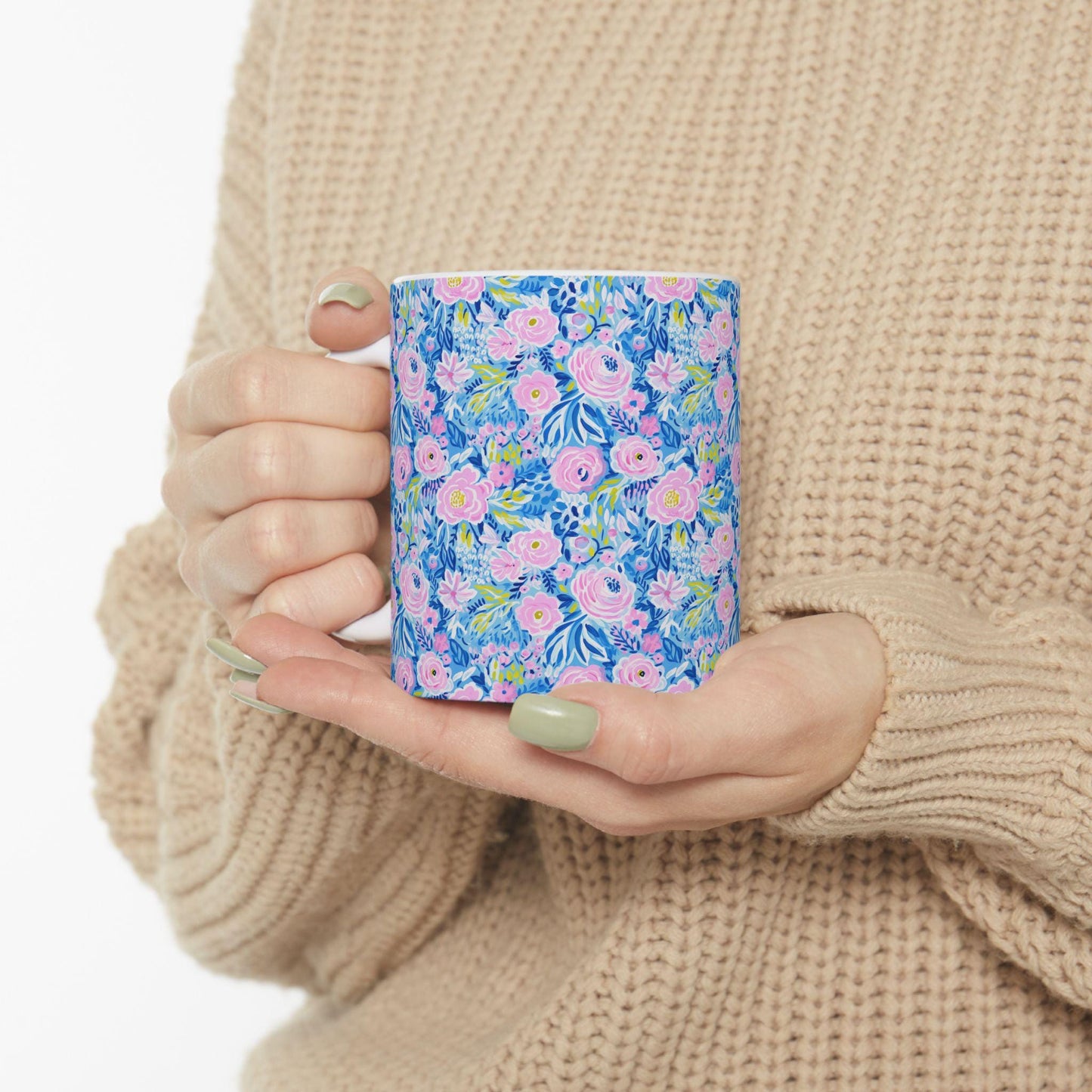 Coquette Floral Ceramic Mug