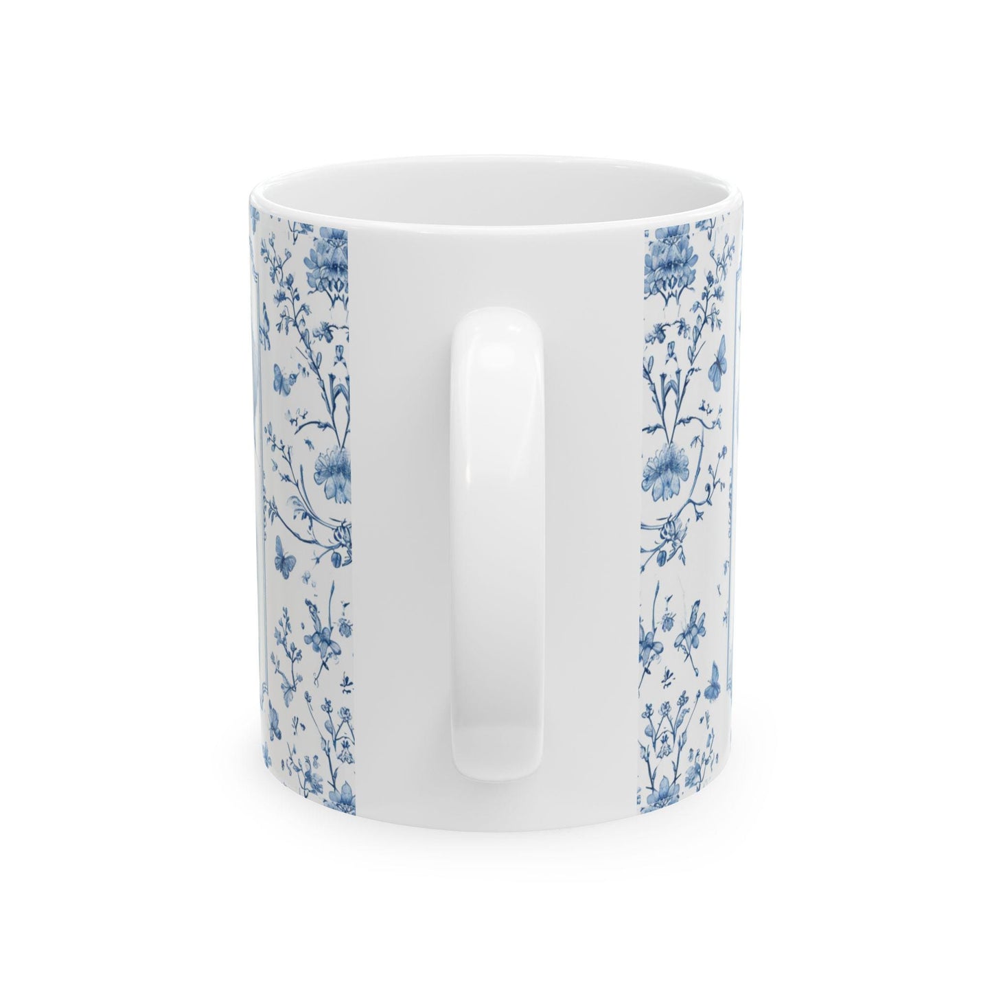 French Toile Dog Coffee Mug